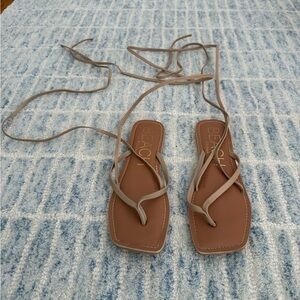 Matisse Tan Espadrille Sandals